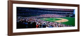 Spectators in Baseball Stadium, Shea Stadium, Flushing, Queens, New York City, New York State, US-null-Framed Photographic Print