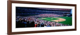 Spectators in Baseball Stadium, Shea Stadium, Flushing, Queens, New York City, New York State, US-null-Framed Photographic Print