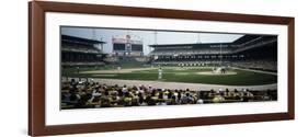 Spectators Watching a Baseball Match in a Stadium, U.S. Cellular Field, Chicago, Cook County-null-Framed Photographic Print