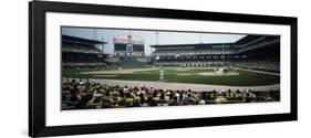 Spectators Watching a Baseball Match in a Stadium, U.S. Cellular Field, Chicago, Cook County-null-Framed Photographic Print
