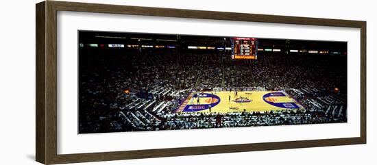 Spectators watching a basketball game, NBA 1995 All-Star Game, US Airways Center, Phoenix, Maric...-null-Framed Photographic Print