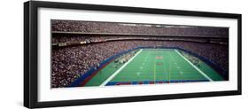 Spectators Watching a Football Match in a Stadium, Giants Stadium, East Rutherford-null-Framed Photographic Print