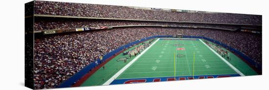 Spectators Watching a Football Match in a Stadium, Giants Stadium, East Rutherford-null-Stretched Canvas
