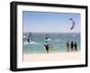 Spectators Watching Windsurfing in High Levante Winds in the Strait of Gibraltar, Valdevaqueros, Ta-Giles Bracher-Framed Photographic Print