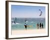 Spectators Watching Windsurfing in High Levante Winds in the Strait of Gibraltar, Valdevaqueros, Ta-Giles Bracher-Framed Photographic Print