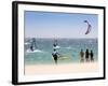 Spectators Watching Windsurfing in High Levante Winds in the Strait of Gibraltar, Valdevaqueros, Ta-Giles Bracher-Framed Photographic Print