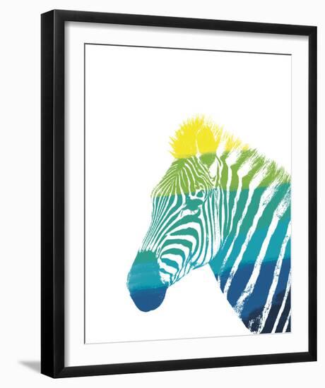 Spectral - Zebra-null-Framed Giclee Print