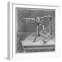 Spectroscopic Apparatus Used by Robert Wilhelm Bunsen and Gustav Robert Kirchhoff, C1895-null-Framed Giclee Print