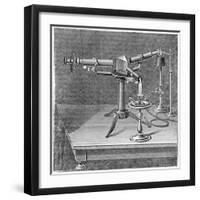 Spectroscopic Apparatus Used by Robert Wilhelm Bunsen and Gustav Robert Kirchhoff, C1895-null-Framed Premium Giclee Print