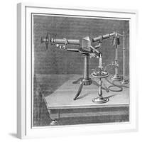 Spectroscopic Apparatus Used by Robert Wilhelm Bunsen and Gustav Robert Kirchhoff, C1895-null-Framed Giclee Print