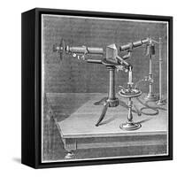 Spectroscopic Apparatus Used by Robert Wilhelm Bunsen and Gustav Robert Kirchhoff, C1895-null-Framed Stretched Canvas