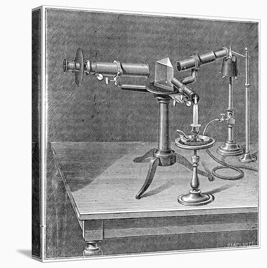 Spectroscopic Apparatus Used by Robert Wilhelm Bunsen and Gustav Robert Kirchhoff, C1895-null-Stretched Canvas