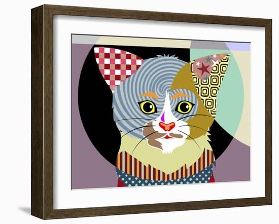 Spectrum Cat-Lanre Adefioye-Framed Giclee Print