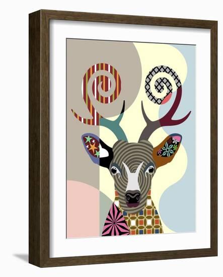 Spectrum Deer-Lanre Adefioye-Framed Giclee Print