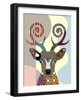 Spectrum Deer-Lanre Adefioye-Framed Giclee Print