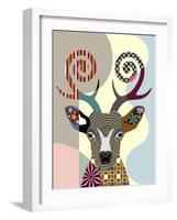 Spectrum Deer-Lanre Adefioye-Framed Giclee Print