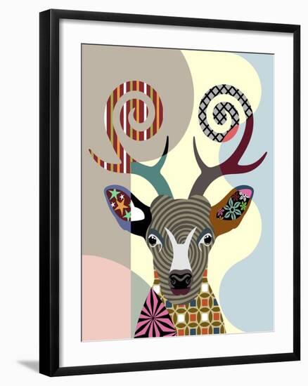 Spectrum Deer-Lanre Adefioye-Framed Giclee Print