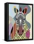 Spectrum Zebra-Lanre Adefioye-Framed Stretched Canvas