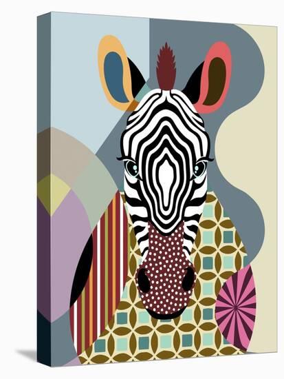 Spectrum Zebra-Lanre Adefioye-Stretched Canvas