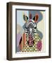 Spectrum Zebra-Lanre Adefioye-Framed Premium Giclee Print