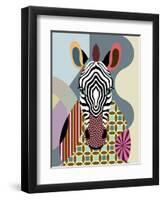 Spectrum Zebra-Lanre Adefioye-Framed Premium Giclee Print