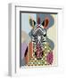 Spectrum Zebra-Lanre Adefioye-Framed Premium Giclee Print