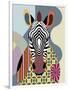 Spectrum Zebra-Lanre Adefioye-Framed Premium Giclee Print