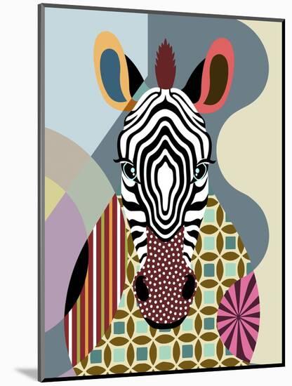 Spectrum Zebra-Lanre Adefioye-Mounted Giclee Print