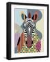 Spectrum Zebra-Lanre Adefioye-Framed Giclee Print