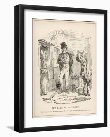 Speculation, 1845-John Leech-Framed Art Print