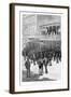 Speculators on the Corner, Ballarat, Australia, 1886-William Thomas Smedley-Framed Giclee Print