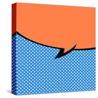 Speech Bubble Pop-Art Style-jirawatp-Stretched Canvas