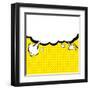 Speech Bubble Pop-Art Style-jirawatp-Framed Art Print