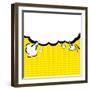 Speech Bubble Pop-Art Style-jirawatp-Framed Art Print