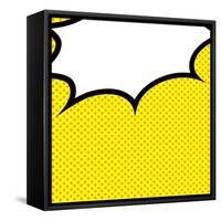 Speech Bubble Pop-Art Style-jirawatp-Framed Stretched Canvas