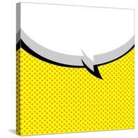 Speech Bubble Pop-Art Style-jirawatp-Stretched Canvas