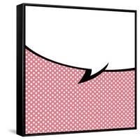 Speech Bubble Pop-Art Style-jirawatp-Framed Stretched Canvas