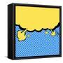 Speech Bubble Pop-Art Style-jirawatp-Framed Stretched Canvas