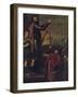 'Speech of the Marquis del Vasto', c1540, (c1934)-Titian-Framed Giclee Print