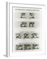 Speech Patterns-Science Source-Framed Giclee Print