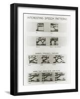 Speech Patterns-Science Source-Framed Giclee Print