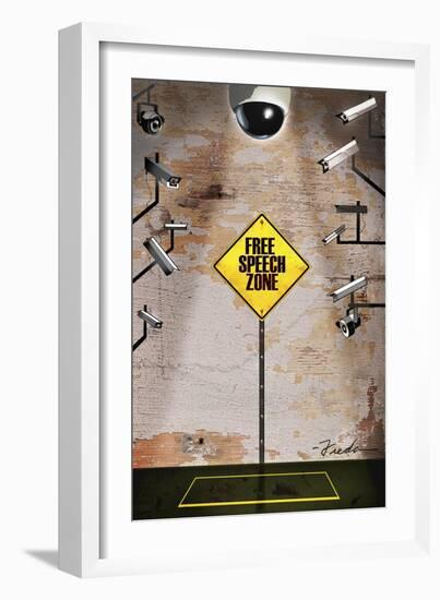 Speech Zone-Anthony Freda-Framed Giclee Print