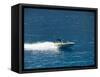 Speed Boat, Assos, Kefalonia (Cephalonia), Ionian Islands, Greece-R H Productions-Framed Stretched Canvas