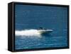 Speed Boat, Assos, Kefalonia (Cephalonia), Ionian Islands, Greece-R H Productions-Framed Stretched Canvas