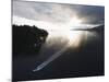 Speed Boat in Burrard Inlet, Vancouver, British Columbia, Canada, North America-Christian Kober-Mounted Photographic Print