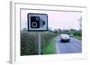 Speed Camera warning sign-null-Framed Photographic Print