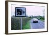 Speed Camera warning sign-null-Framed Photographic Print