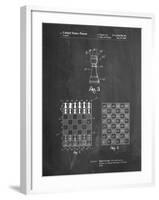 Speed Chess Game Patent-Cole Borders-Framed Art Print