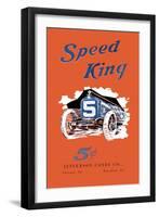 Speed King-null-Framed Art Print