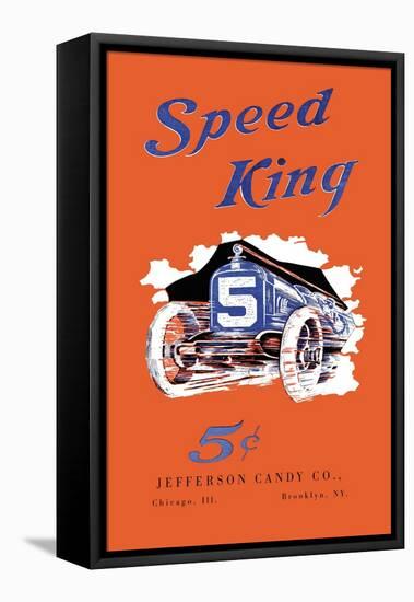 Speed King-null-Framed Stretched Canvas